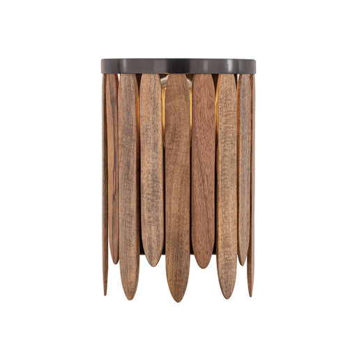 Maxim - 22510WNGM - One Light Wall Sconce - Marimba - Walnut