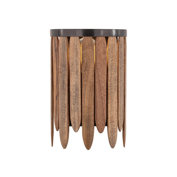 Maxim - 22510WNGM - One Light Wall Sconce - Marimba - Walnut