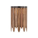 Maxim - 22510WNGM - One Light Wall Sconce - Marimba - Walnut