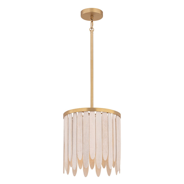 Maxim - 22511WWTNAB - One Light Pendant - Marimba - Weathered White