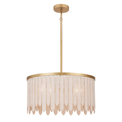 Maxim - 22512WWTNAB - Four Light Pendant - Marimba - Weathered White