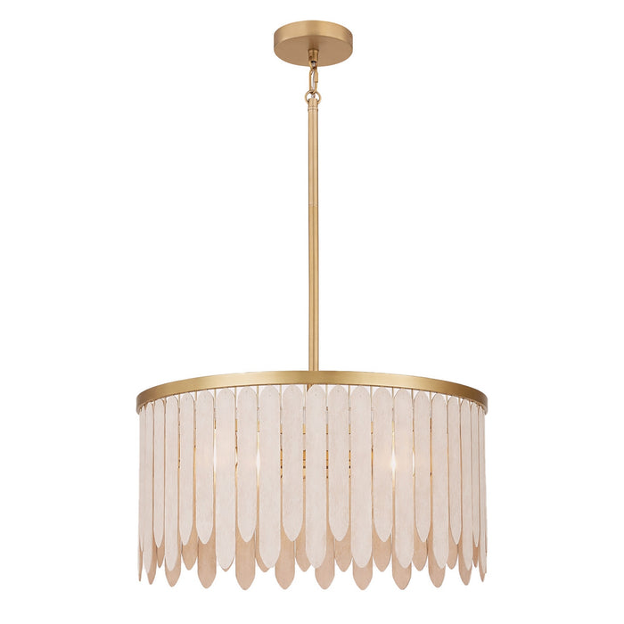 Maxim - 22512WWTNAB - Four Light Pendant - Marimba - Weathered White