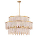 Maxim - 22514WWTNAB - Ten Light Chandelier - Marimba - Weathered White