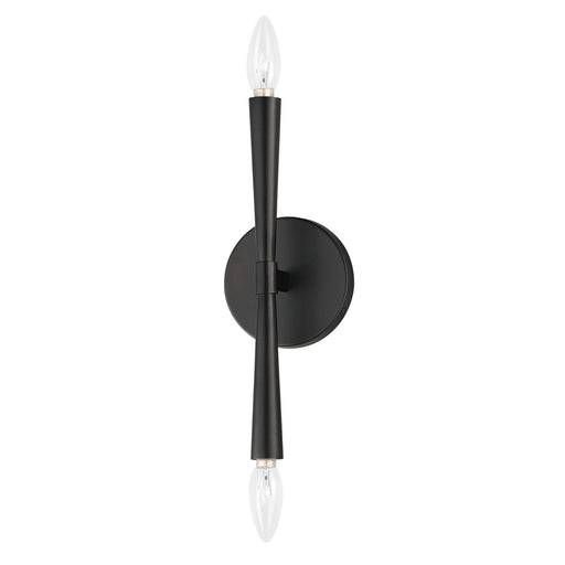 Maxim - 24620BK - Two Light Wall Sconce - Rome - Black