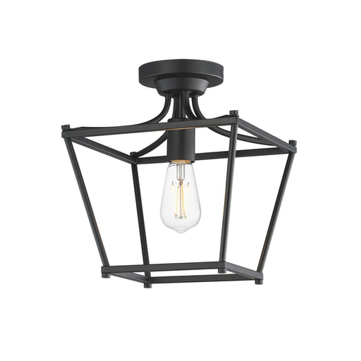 Maxim - 25311BK - One Light Pendant / Semi-Flush - Clifton - Black