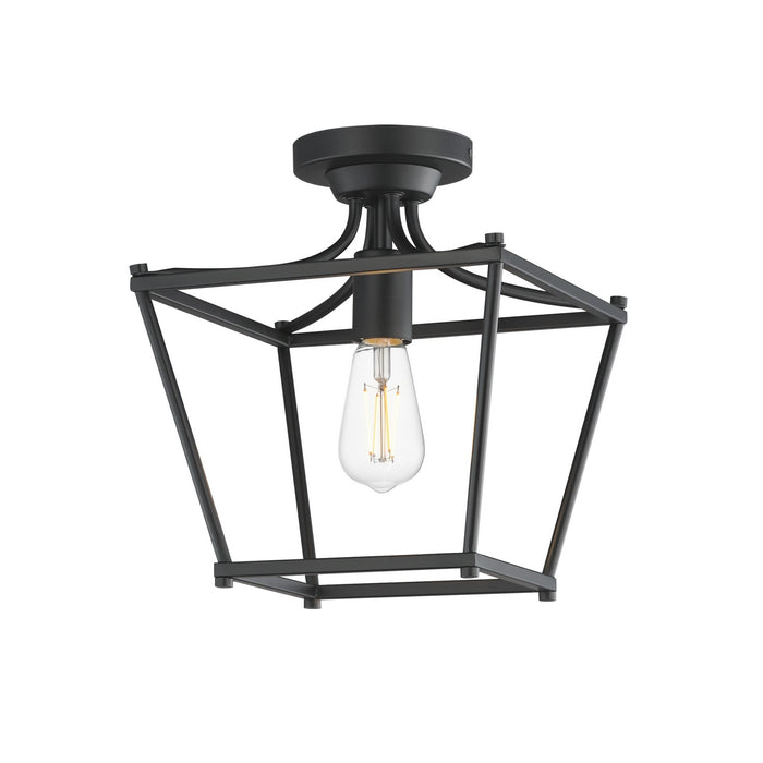 Maxim - 25311BK - One Light Pendant / Semi-Flush - Clifton - Black