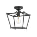 Maxim - 25311BK - One Light Pendant / Semi-Flush - Clifton - Black