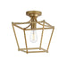 Maxim - 25311NAB - One Light Pendant / Semi-Flush - Clifton - Natural Aged Brass