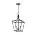 Maxim - 25313BK - Three Light Pendant - Clifton - Black