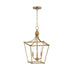 Maxim - 25313NAB - Three Light Pendant - Clifton - Natural Aged Brass