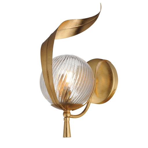 Firenze One Light Wall Sconce Gold Leaf