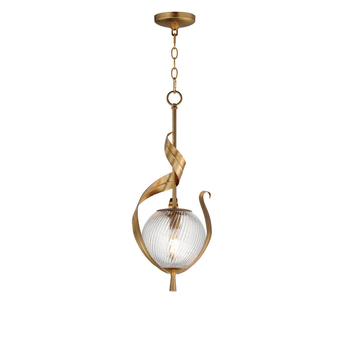 Maxim - 28712CRGL - One Light Pendant - Firenze - Gold Leaf