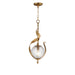 Maxim - 28712CRGL - One Light Pendant - Firenze - Gold Leaf