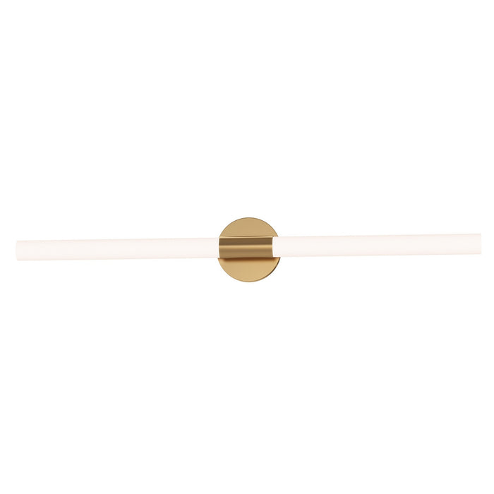 Maxim - 52514WTNAB - LED Bath Bar - Tubi - Natural Aged Brass