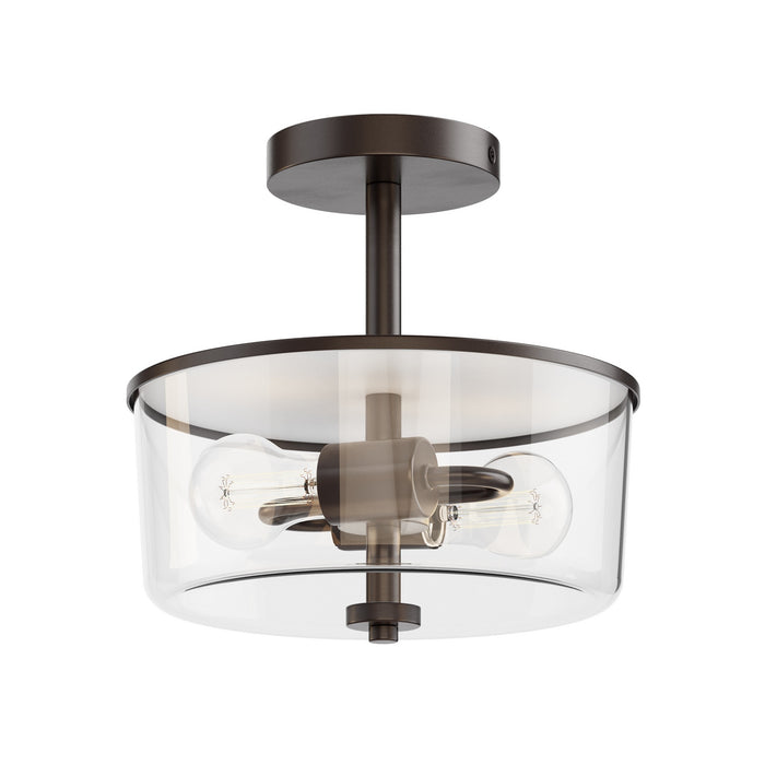 Maxim - 5692CLOI - Two Light Semi Flush/Pendant Convertible - Fuller - Oil Rubbed Bronze