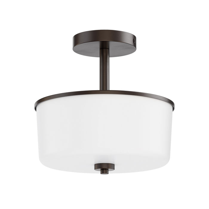 Maxim - 5692WTOI - Two Light Semi Flush/Pendant Convertible - Fuller - Oil Rubbed Bronze