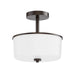 Maxim - 5692WTOI - Two Light Semi Flush/Pendant Convertible - Fuller - Oil Rubbed Bronze