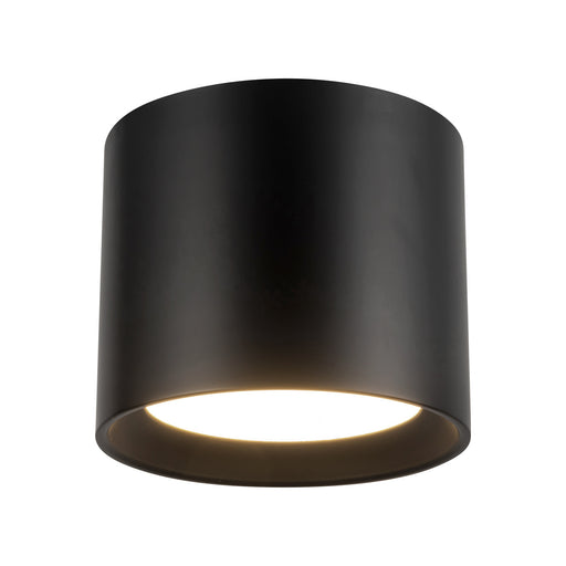 Uma LED Semi-Flush Mount Black