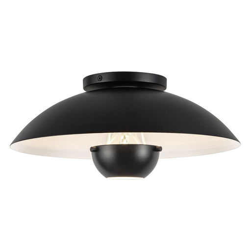 Kuzco Lighting - SF11914-BK - One Light Semi-Flush Mount - Umbra - Black