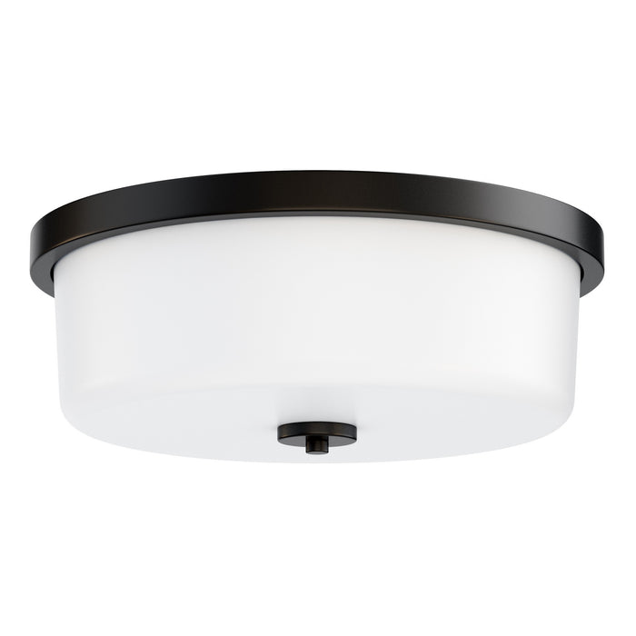 Maxim - 5693WTBK - Three Light Flush Mount - Fuller - Black