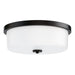 Maxim - 5693WTBK - Three Light Flush Mount - Fuller - Black