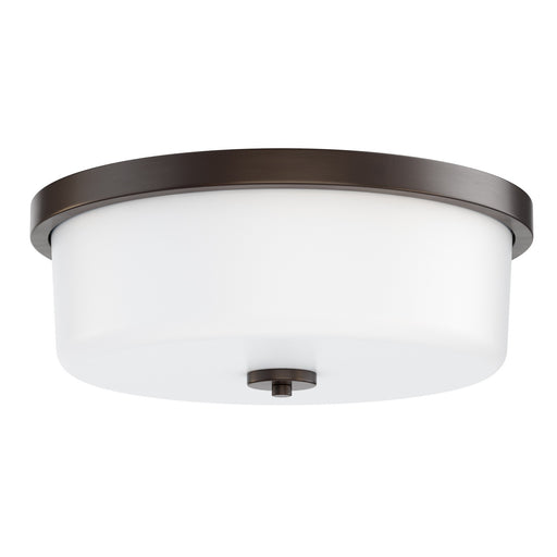 Fuller Three Light Flush Mount Oil Rubbed Bronze