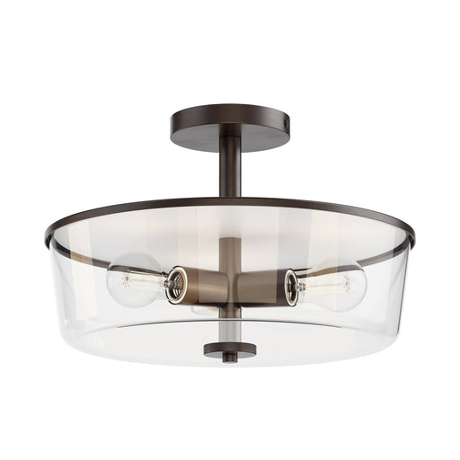 Maxim - 5695CLOI - Three Light Semi Flush/Pendant Convertible - Fuller - Oil Rubbed Bronze