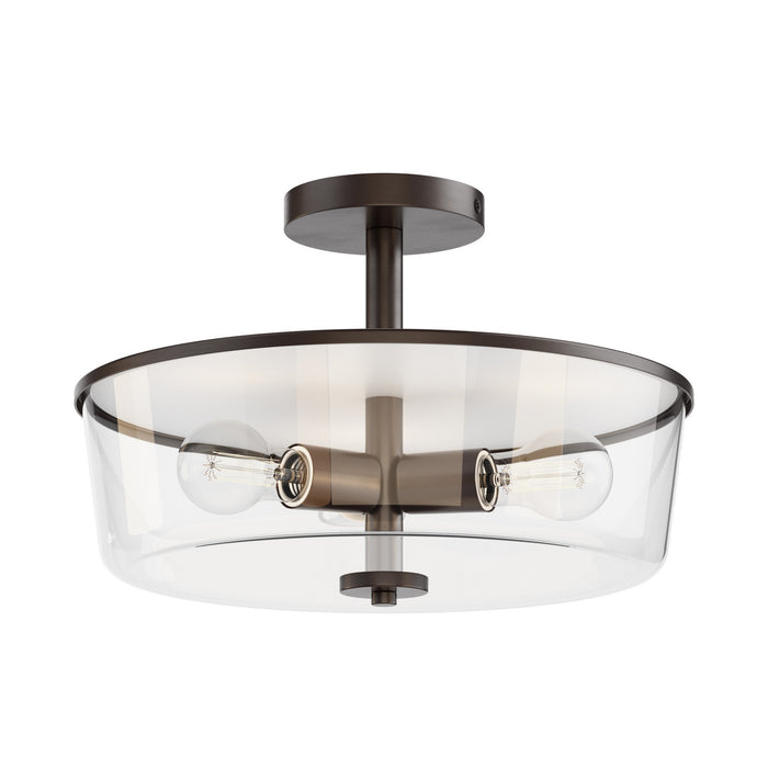 Maxim - 5695CLOI - Three Light Semi Flush/Pendant Convertible - Fuller - Oil Rubbed Bronze