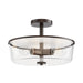 Maxim - 5695CLOI - Three Light Semi Flush/Pendant Convertible - Fuller - Oil Rubbed Bronze