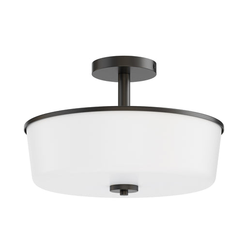 Maxim - 5695WTBK - Three Light Semi Flush/Pendant Convertible - Fuller - Black
