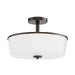 Maxim - 5695WTOI - Three Light Semi Flush/Pendant Convertible - Fuller - Oil Rubbed Bronze
