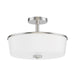 Maxim - 5695WTSN - Three Light Semi Flush/Pendant Convertible - Fuller - Satin Nickel