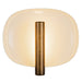 Kuzco Lighting - WS20809-PW/VB - LED Wall Sconce - Lustre - Pearl White/Vintage Brass