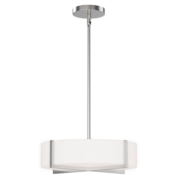 Maxim - 57945WTSN - LED Flush Mount/ Pendant Convertible - Dexter - Satin Nickel