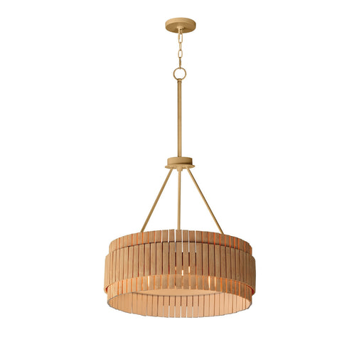 Maxim - 14453NANAB - Three Light Chandelier - Satori - Natural Aged Brass
