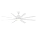 Maxim - 88767WTMW - 65" Ceiling Fan - Condor - White