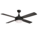 Maxim - 88784BK - 52" Ceiling Fan - Quattro - Black