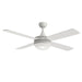 Maxim - 88784MW - 52" Ceiling Fan - Quattro - Matte White
