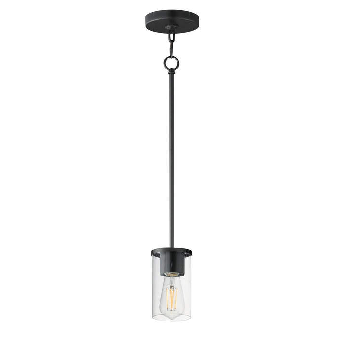 Maxim - 90281CLBK - One Light Pendant - Lateral - Black