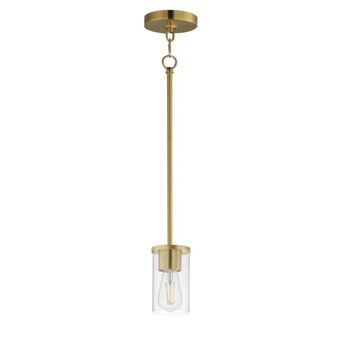 Maxim - 90281CLSBR - One Light Pendant - Lateral - Satin Brass