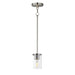 Maxim - 90281CLSN - One Light Pendant - Lateral - Satin Nickel