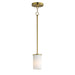 Maxim - 90281SWSBR - One Light Pendant - Lateral - Satin Brass
