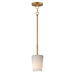 Maxim - 92691WTNAB - One Light Pendant - Durham - Natural Aged Brass