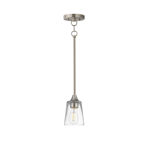 Maxim - 92880CLSN - One Light Pendant - Hudson - Satin Nickel