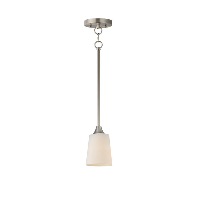 Maxim - 92880SWSN - One Light Pendant - Hudson - Satin Nickel