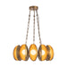 Alora - CH305725VB - LED Chandelier - Cortez - Vintage Brass