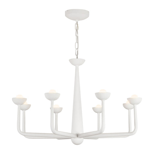 Alora - CH313830AW - LED Chandelier - Spade - Antique White