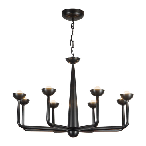 Alora - CH313830UB - LED Chandelier - Spade - Urban Bronze