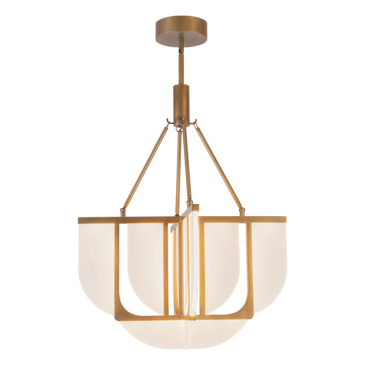 Anders LED Chandelier Vintage Brass