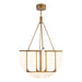 Alora - CH336429VB-UNV - LED Chandelier - Anders - Vintage Brass